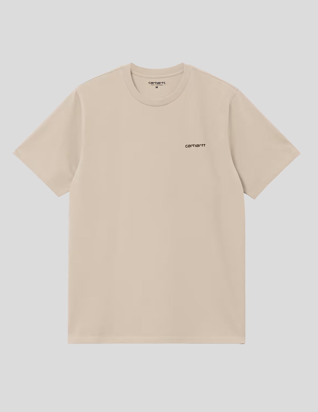 CAMISETA CARHARTT WIP  SCRIPT EMBROIDERY TEE   FLEUR DE SEL