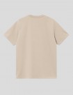 CAMISETA CARHARTT WIP  SCRIPT EMBROIDERY TEE   FLEUR DE SEL
