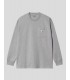 CAMISETA CARHARTT WIP  POCKET LS TEE   GREY HEATHER