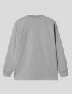 CAMISETA CARHARTT WIP  POCKET LS TEE   GREY HEATHER