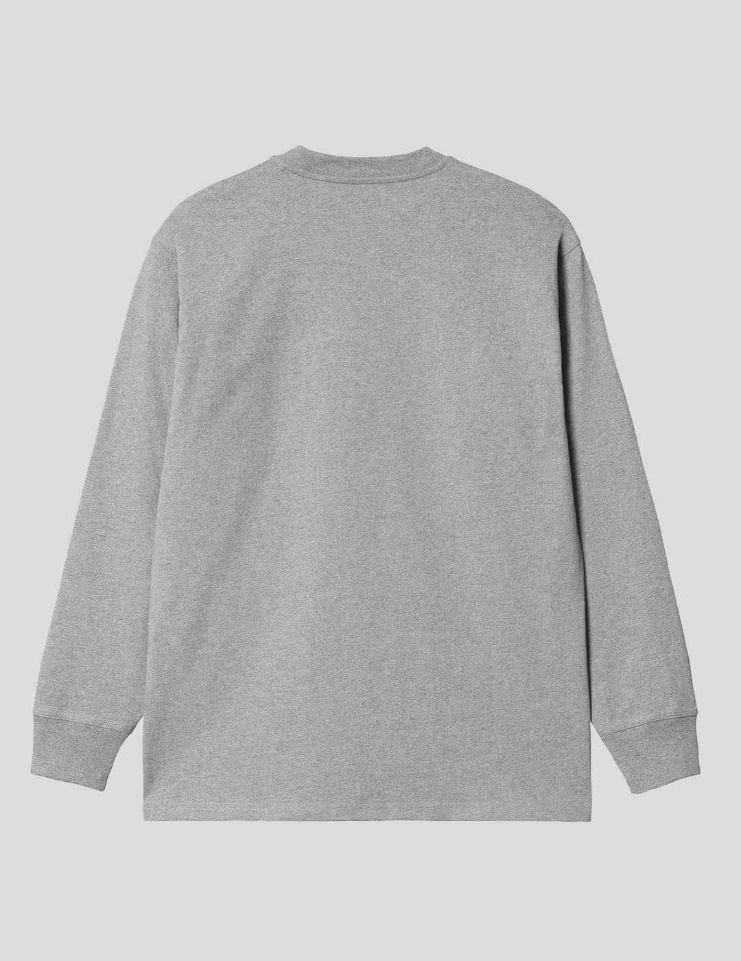 CAMISETA CARHARTT WIP  POCKET LS TEE   GREY HEATHER