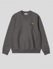 SUDADERA CARHARTT WIP  AMERICAN SCRIPT SWEATSHIRT  GRAPHITE