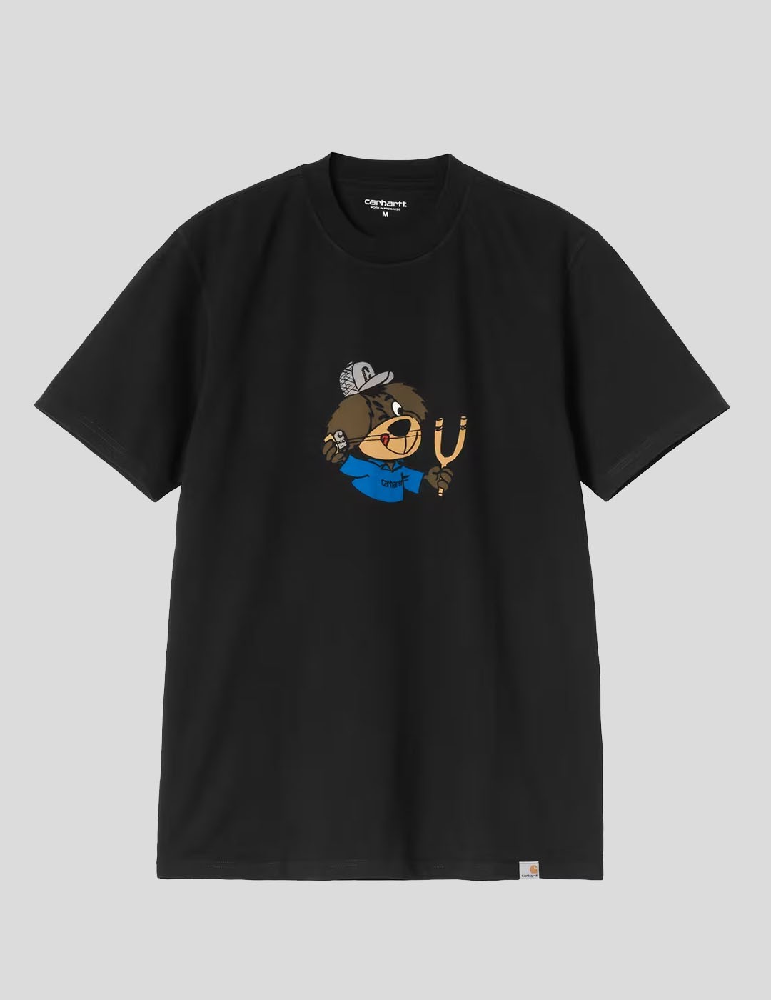CAMISETA CARHARTT WIP  SLINGSHOT TEE  BLACK