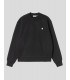 SUDADERA CARHARTT WIP  MACK SWEATSHIRT  BLACK-WAX