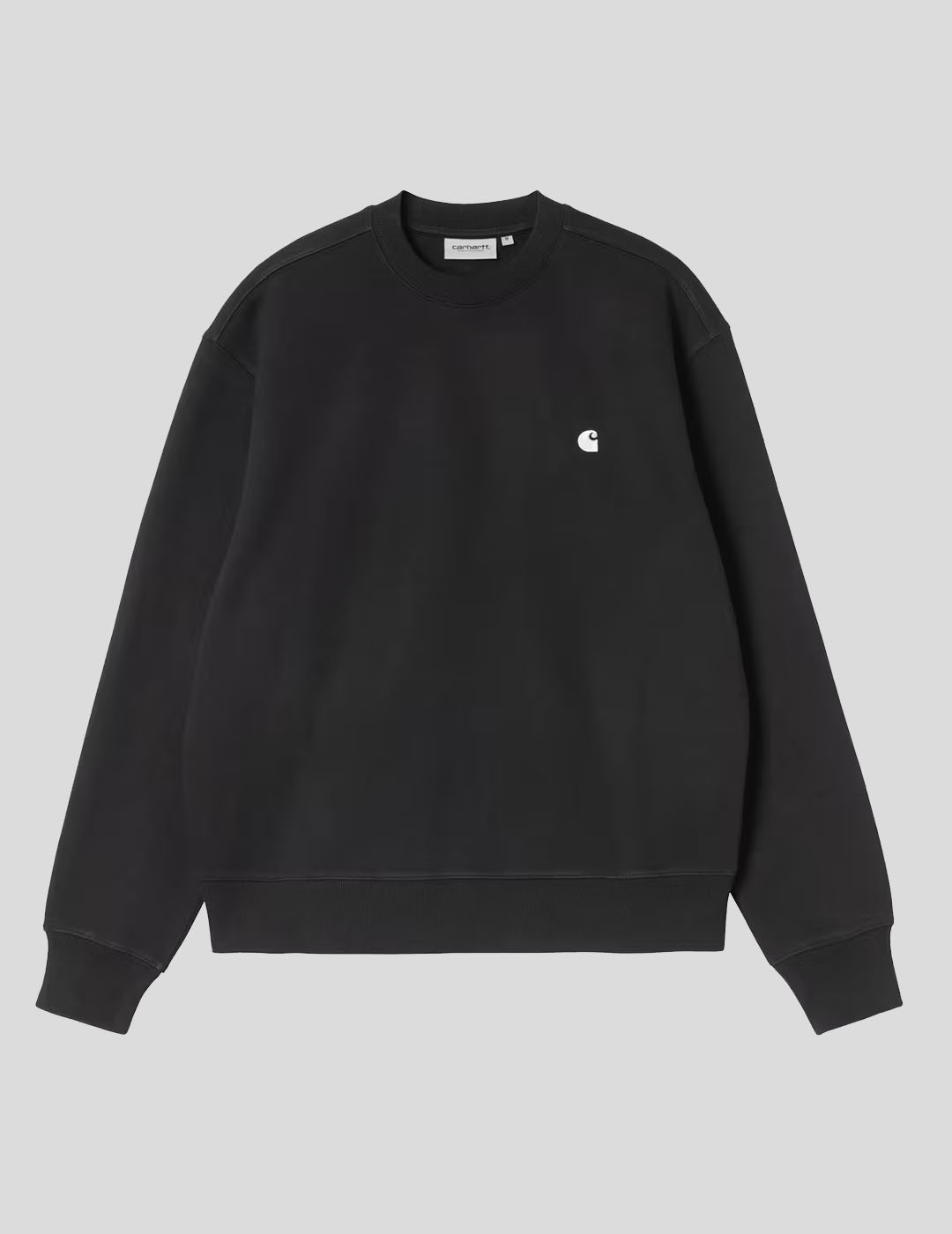 SUDADERA CARHARTT WIP  MACK SWEATSHIRT  BLACK-WAX