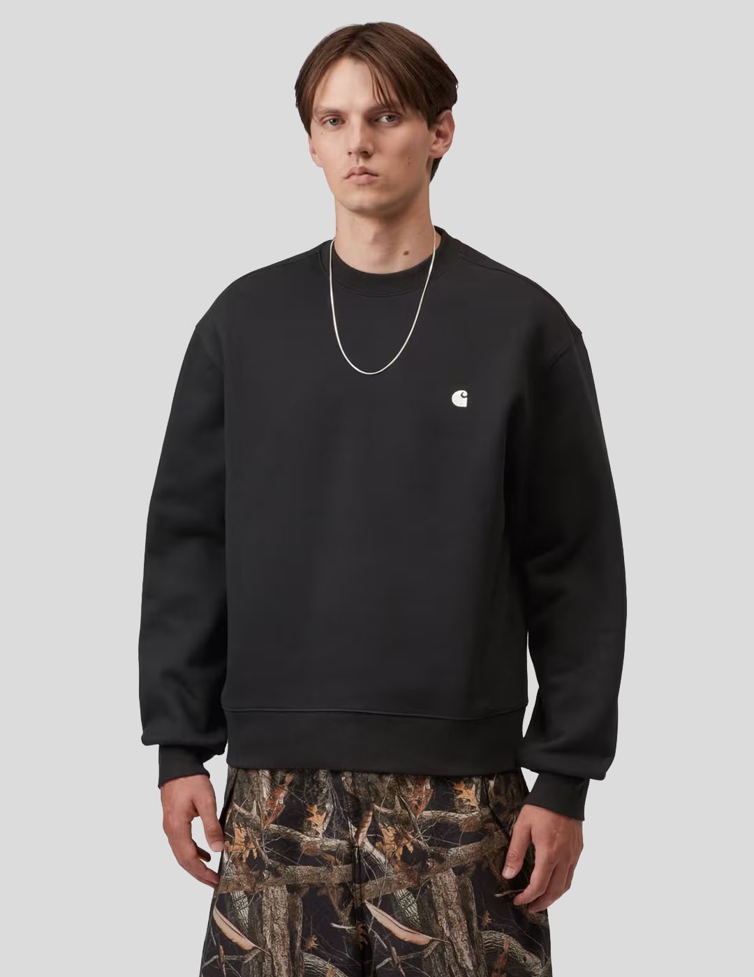 SUDADERA CARHARTT WIP  MACK SWEATSHIRT  BLACK-WAX