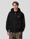 SUDADERA CARHARTT WIP  HOODED MACK JACKET  BLACK-WAX