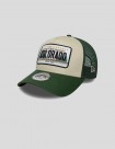 GORRA NEW ERA NE LICENCE PLATE 9 FORTY TRUCKER  GREEN