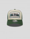 GORRA NEW ERA NE LICENCE PLATE 9 FORTY TRUCKER  GREEN