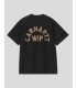 CAMISETA CARHARTT WIP  ARCH SCRIPT TEE  BLACK-H BROWN