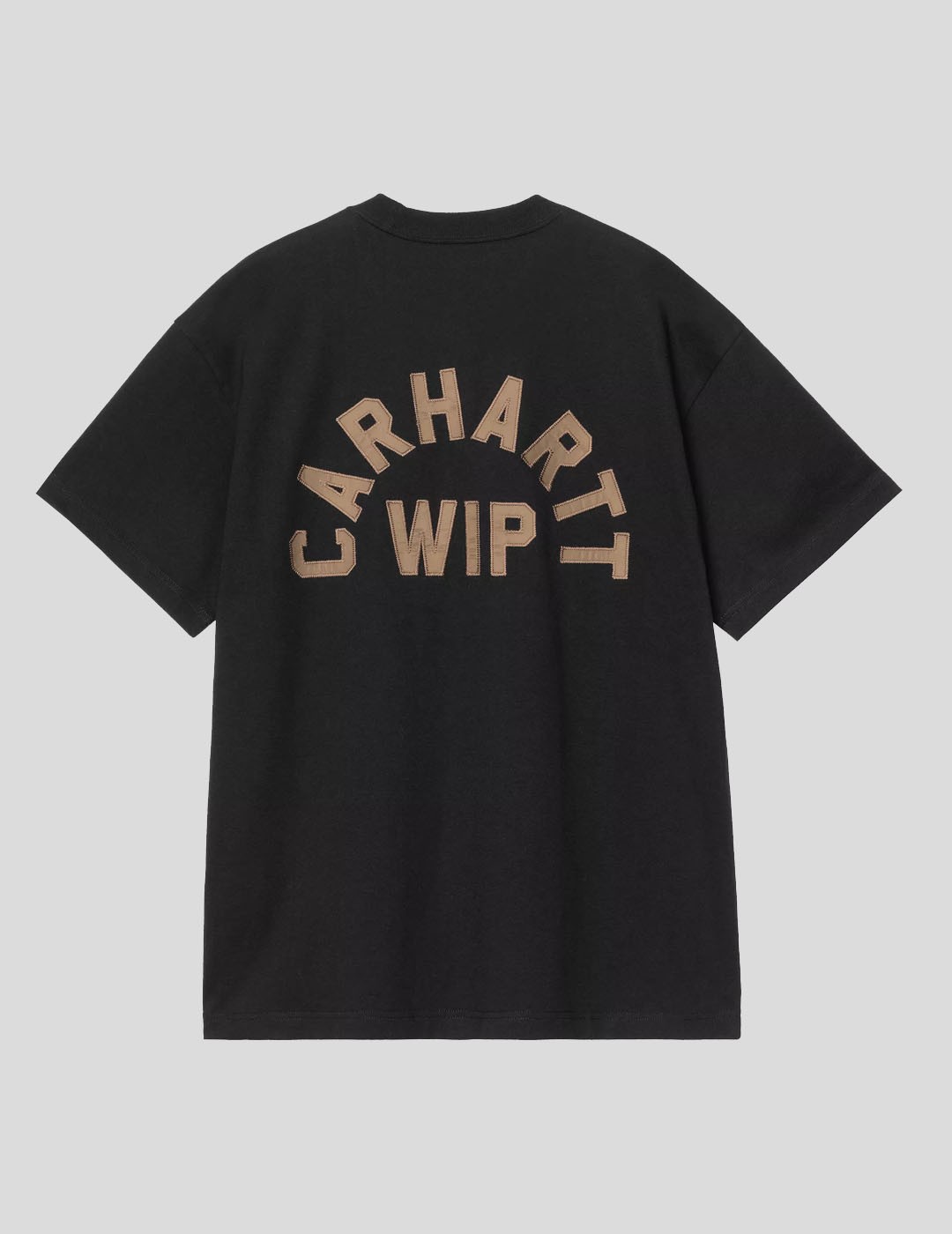 CAMISETA CARHARTT WIP  ARCH SCRIPT TEE  BLACK-H BROWN
