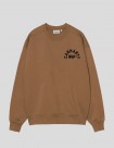 SUDADERA CARHARTT WIP  ARCH SCRIPT SWEATSHIRT  H BROWN-BLACK