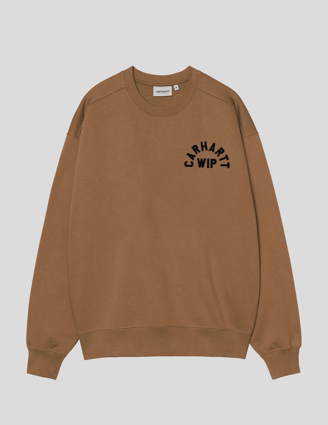 SUDADERA CARHARTT WIP  ARCH SCRIPT SWEATSHIRT  H BROWN-BLACK