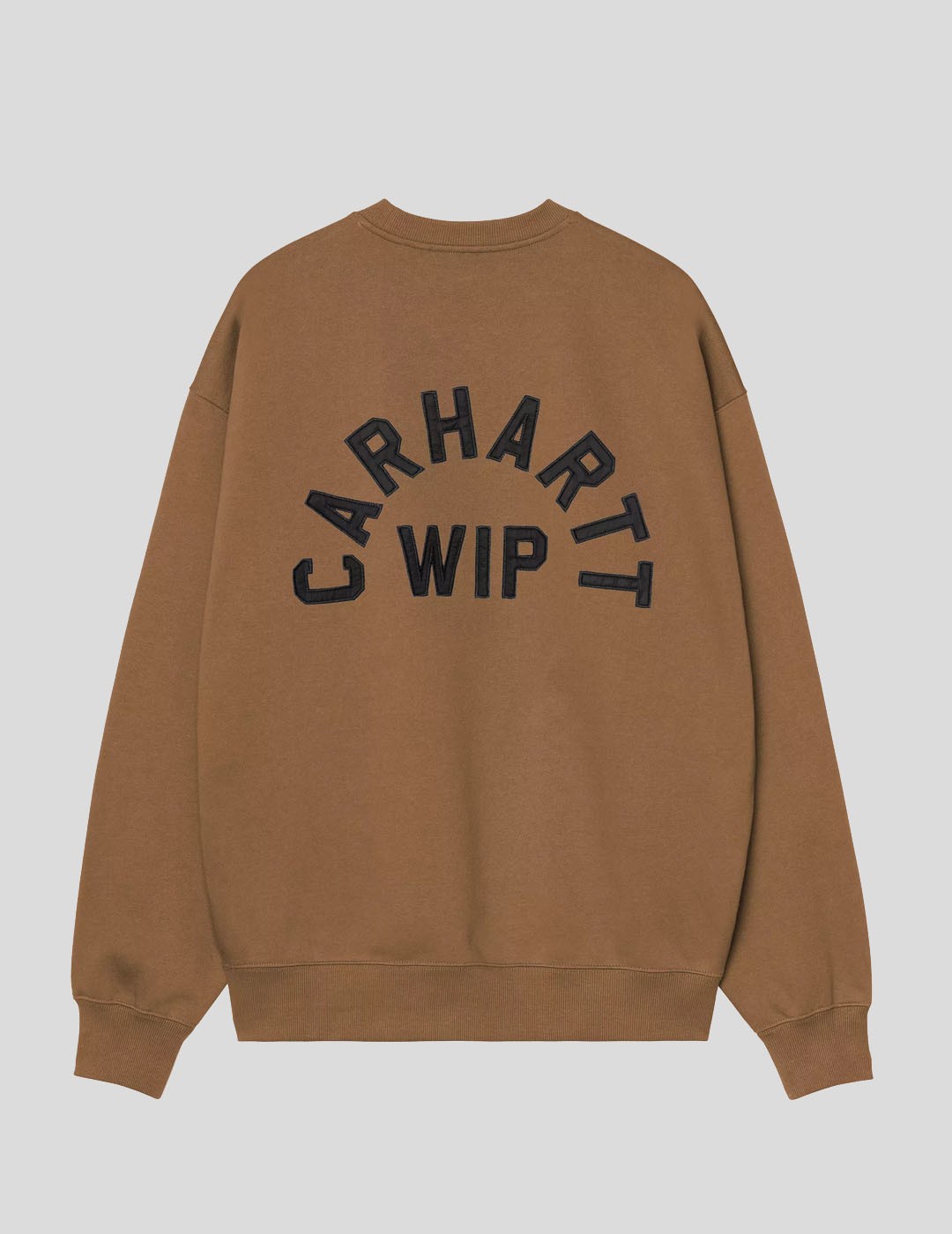 SUDADERA CARHARTT WIP  ARCH SCRIPT SWEATSHIRT  H BROWN-BLACK