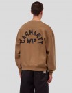 SUDADERA CARHARTT WIP  ARCH SCRIPT SWEATSHIRT  H BROWN-BLACK