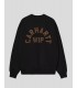SUDADERA CARHARTT WIP  ARCH SCRIPT SWEATSHIRT  BLACK-H BROWN