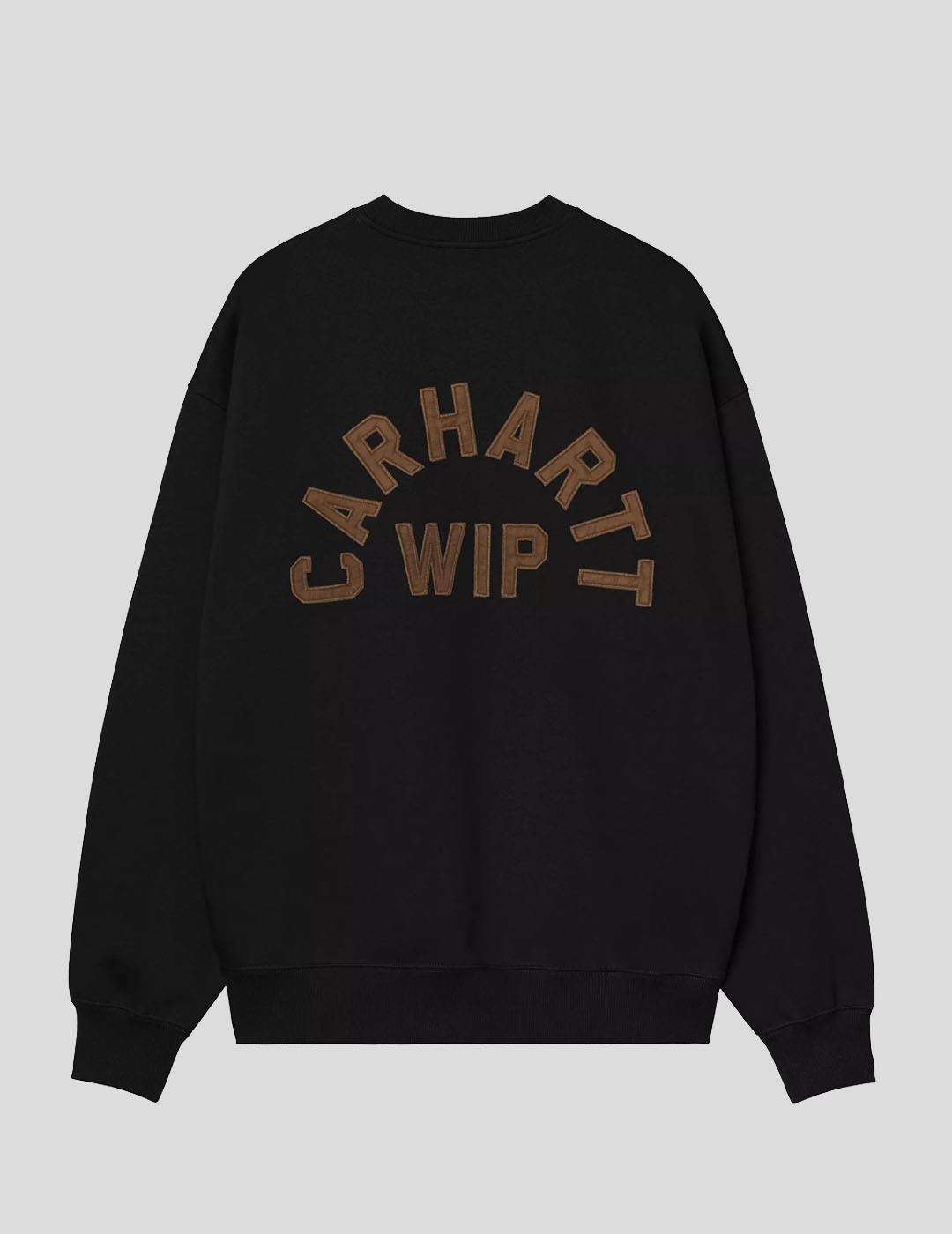 SUDADERA CARHARTT WIP  ARCH SCRIPT SWEATSHIRT  BLACK-H BROWN