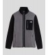 CHAQUETA THE NORTH FACE YUMIORI FULL ZIP POLAR  SMOKED PEARL-TNF BLACK