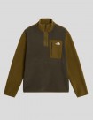 CHAQUETA THE NORTH FACE YUMIORI 1-4 ZIP POLAR   NEW TAUPE GREEN