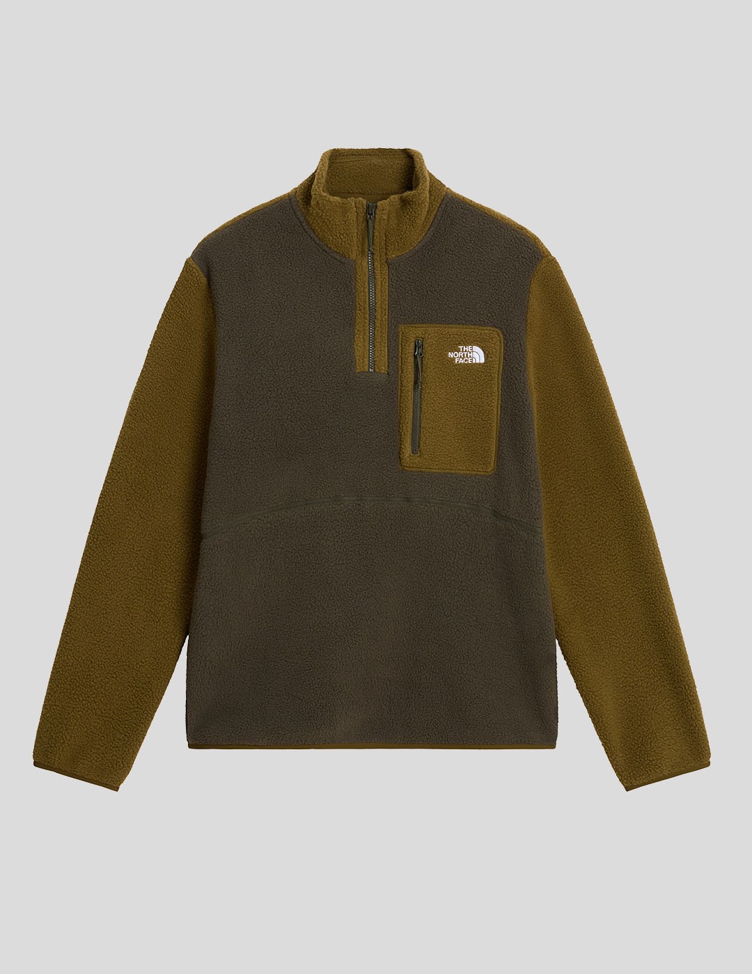 CHAQUETA THE NORTH FACE YUMIORI 1-4 ZIP POLAR   NEW TAUPE GREEN