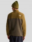 CHAQUETA THE NORTH FACE YUMIORI 1-4 ZIP POLAR   NEW TAUPE GREEN