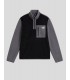 CHAQUETA THE NORTH FACE YUMIORI 1-4 ZIP POLAR   TNF BLACK-SMOKED PEARL