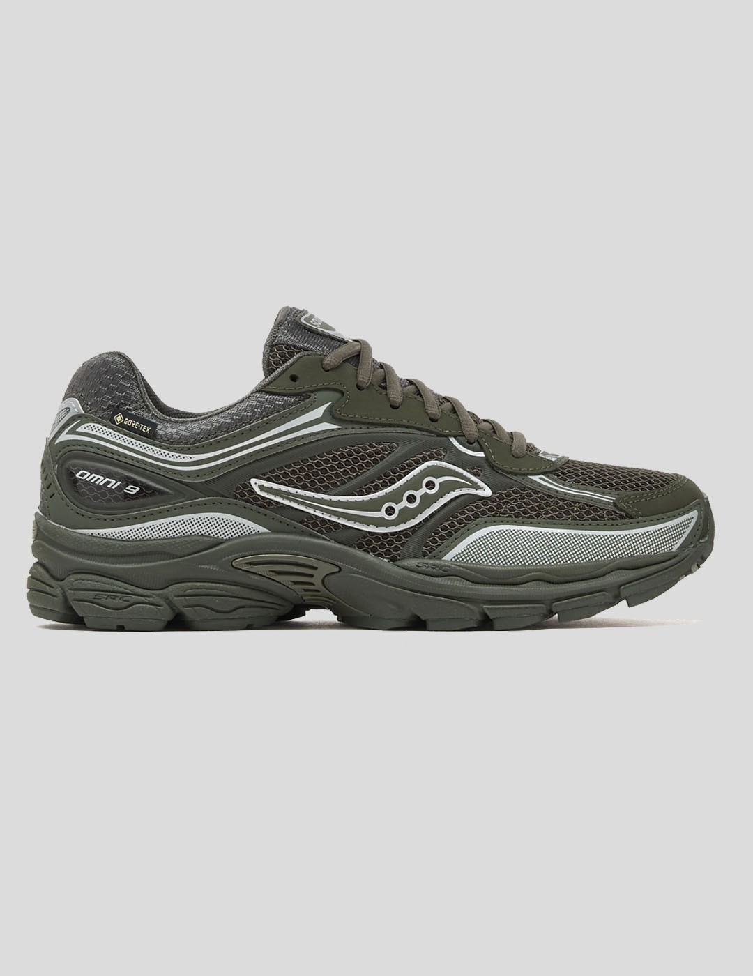 ZAPATILLAS SAUCONY PROGRID OMNI 9 GORETEX FATIGUE-SILVER