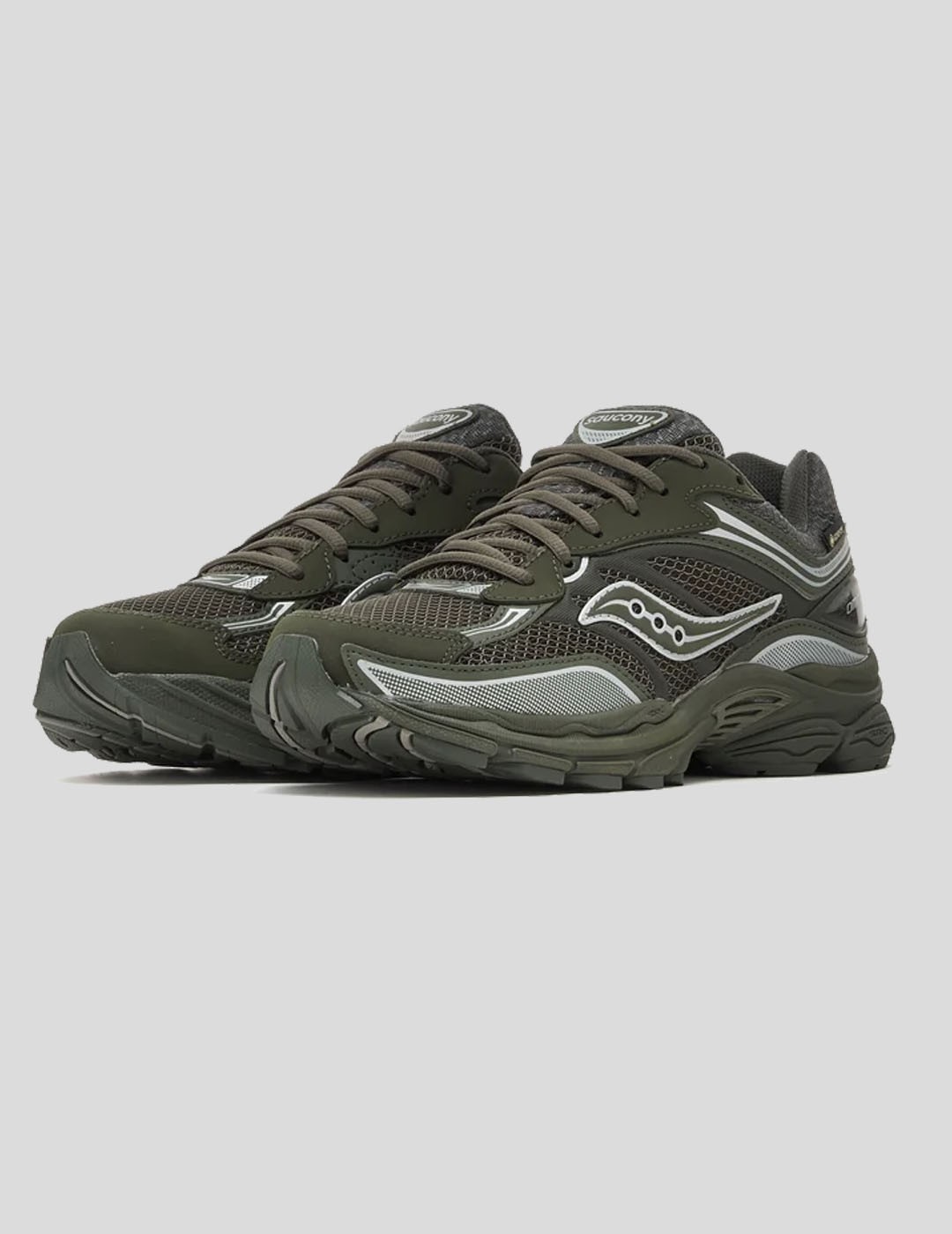 ZAPATILLAS SAUCONY PROGRID OMNI 9 GORETEX FATIGUE-SILVER