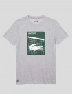 T-SHIRT LACOSTE SPORT TH9654 WITH ARGENT CHINE PRINT