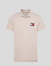 POLO TOMMY JEANS TOMMY BADGE LIGHT SOFT BEIGE